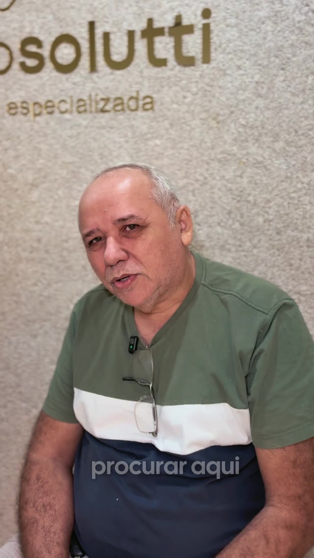 Depoimento em vídeo de paciente real — prótese